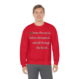 'twas the nizzle Unisex Heavy Blend™ Crewneck Sweatshirt