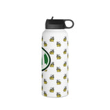 Medina Bees Stainless Steel Water Bottle, Standard Lid