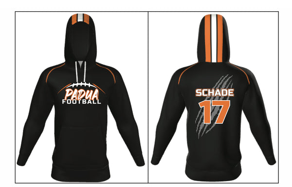 Padua football sublimated hoodie