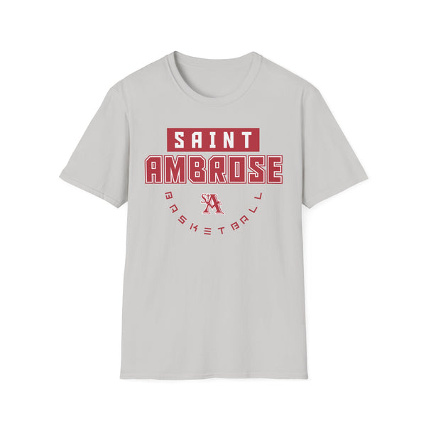 St. Ambrose Basketball Unisex Tri-Blend Crew Tee