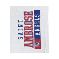 St. Ambose Angels Velveteen Plush Blanket