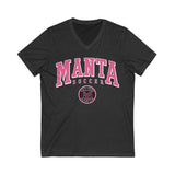 Manta Soccer V-neck Unisex Jersey Short Sleeve