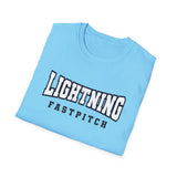 Lightning Fastpitch Unisex Tri-Blend Crew Tee