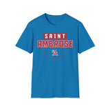 St. Ambrose Volleyball Unisex Tri-Blend Crew Tee