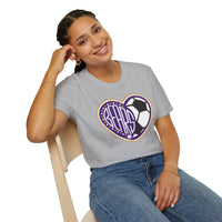 Bears Soccer Heart Unisex Softstyle T-Shirt