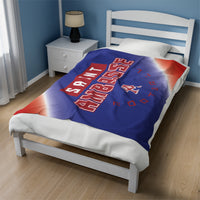 St. Ambrose Football Velveteen Plush Blanket