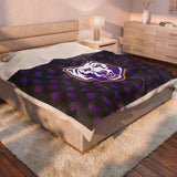 Bear Paw Velveteen Plush Blanket