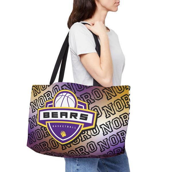 NORO on Repeat Basketball Weekender Tote Bag