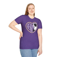 Bears Soccer Heart Unisex Softstyle T-Shirt