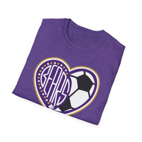 Bears Soccer Heart Unisex Softstyle T-Shirt