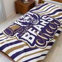 XL Bears Cheer Velveteen Plush Blanket