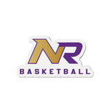 NR Basketball Kiss-Cut Car Magnets - Water Resistant