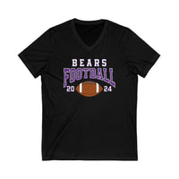 '24 Bears Football V-neck Unisex Jersey Short Sleeve