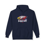 Eagles Splash Baseball Unisex Midweight Softstyle Fleece Hoodie