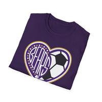 Bears Soccer Heart Unisex Softstyle T-Shirt