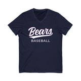 Bears Baseball V-neck Unisex Jersey Short Sleeve