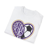 Bears Soccer Heart Unisex Softstyle T-Shirt