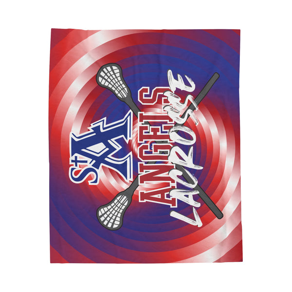 St. Ambrose LAX Velveteen Plush Blanket