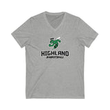 V-neck Highland Basketball Unisex Jersey Short Sleeve