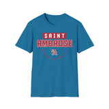 St. Ambrose Basketball Unisex Tri-Blend Crew Tee