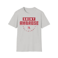 St. Ambrose Volleyball Unisex Tri-Blend Crew Tee