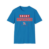 Copy of St. Ambrose Football Unisex Tri-Blend Crew Tee