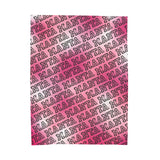 MANTA on Repeat Velveteen Plush Blanket