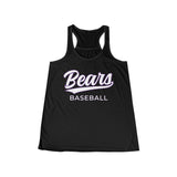 Bears Baseball Women's Flowy Racerback Tank