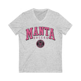 Manta Soccer V-neck Unisex Jersey Short Sleeve
