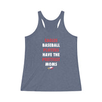 Eagles Prettiest Moms Women's Tri-Blend Racerback Tank