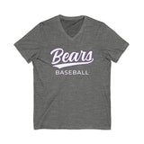 Bears Baseball V-neck Unisex Jersey Short Sleeve