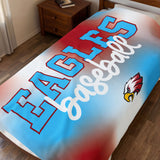 Eagles Baseball Velveteen Plush Blanket