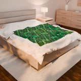 Caliber Repeat Velveteen Plush Blanket