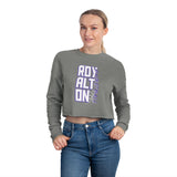 Women's Cropped Bears Basketball Sweatshirt