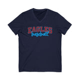 Eagles V-neck Unisex Jersey Short Sleeve