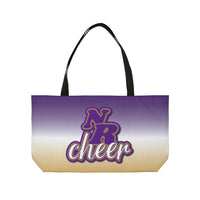 NR Cheer Gold & Purple Weekender Tote Bag