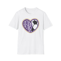 Bears Soccer Heart Unisex Softstyle T-Shirt