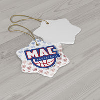 MAC Basketball Ceramic Ornament