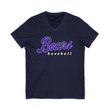 Bears Baseball V-neck Unisex Jersey Short Sleeve