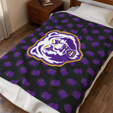 Bear Paw Velveteen Plush Blanket