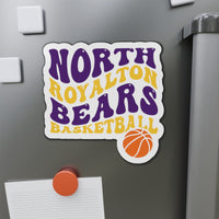 Bears Basketball Groovy Kiss-Cut Magnets