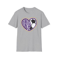 Bears Soccer Heart Unisex Softstyle T-Shirt