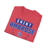 St. Ambrose Lacrosse Unisex Tri-Blend Crew Tee