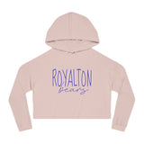 Women’s Cropped Hooded Sweatshirt- Royalton Bears