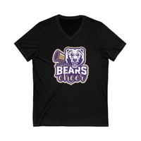 Cheer V-neck Unisex Jersey Short Sleeve