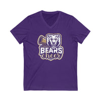 Cheer V-neck Unisex Jersey Short Sleeve