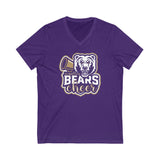 Cheer V-neck Unisex Jersey Short Sleeve