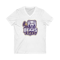 Cheer V-neck Unisex Jersey Short Sleeve