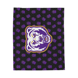 Bear Paw Velveteen Plush Blanket