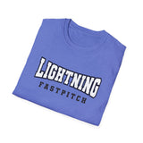 Lightning Fastpitch Unisex Tri-Blend Crew Tee